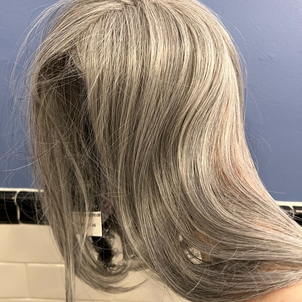 Elegant Silver Gray Women's Hair Wig - Picture 15 of 16